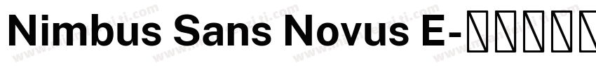 Nimbus Sans Novus E字体转换